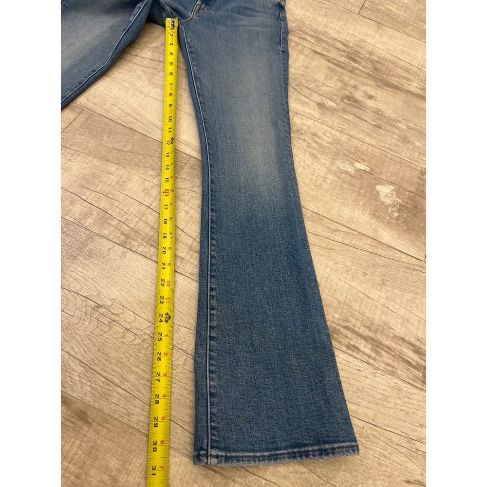 MOTHER Jeans The Outsider Sneak Light Wash Denim Women's Size 26 - Picture 5 of 12